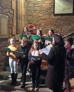 Carols singers at community concert